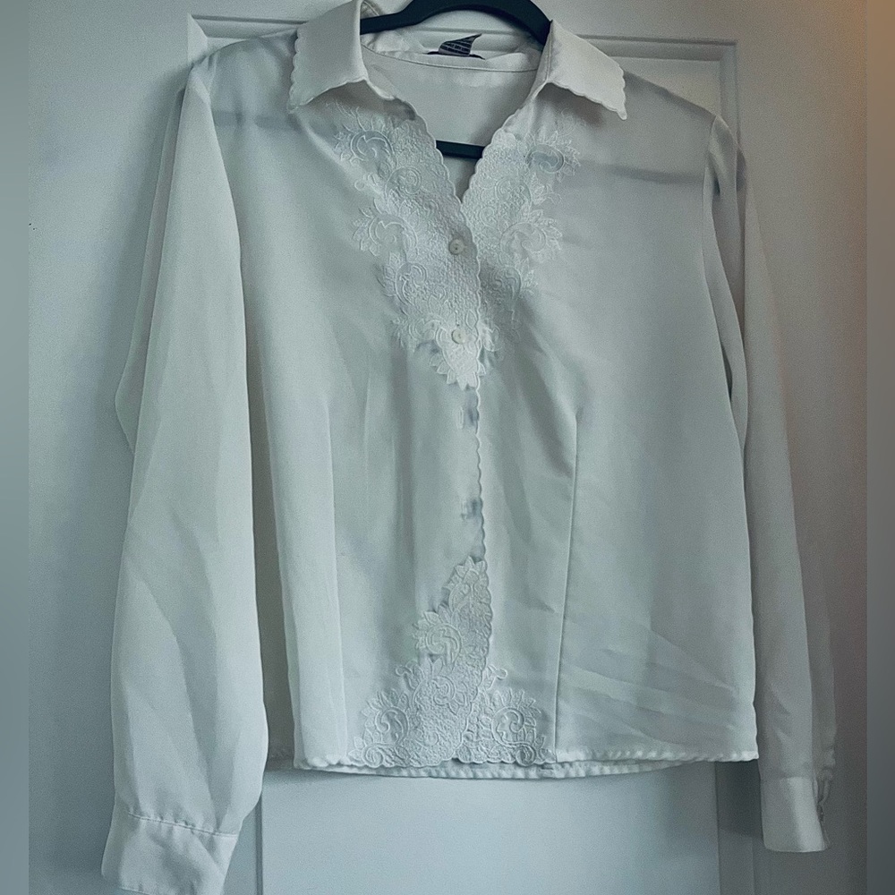 Vintage Polyester Button Up